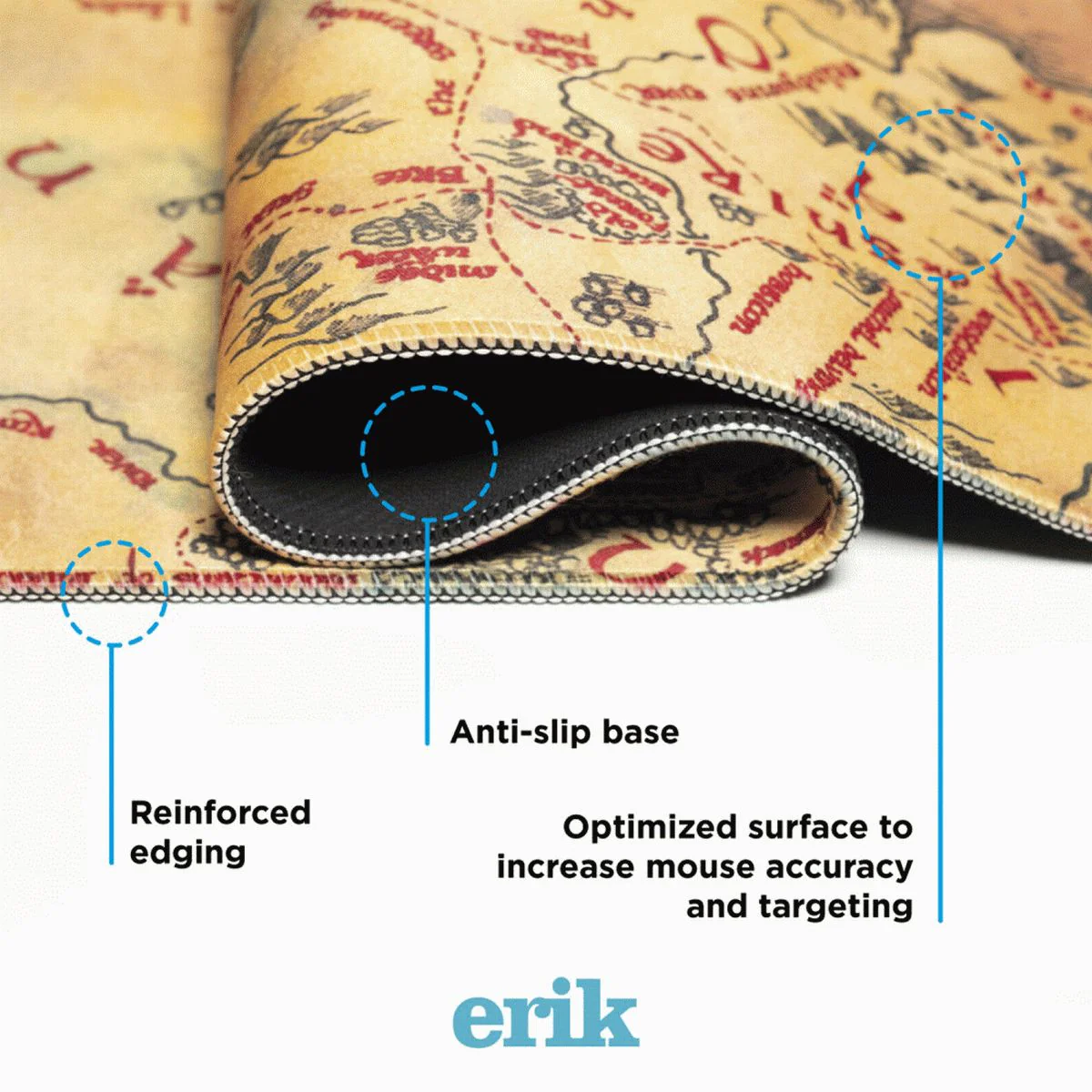 Der Herr der Ringe Gaming Mat XL Mouse Pad für Tastatur - Image 4