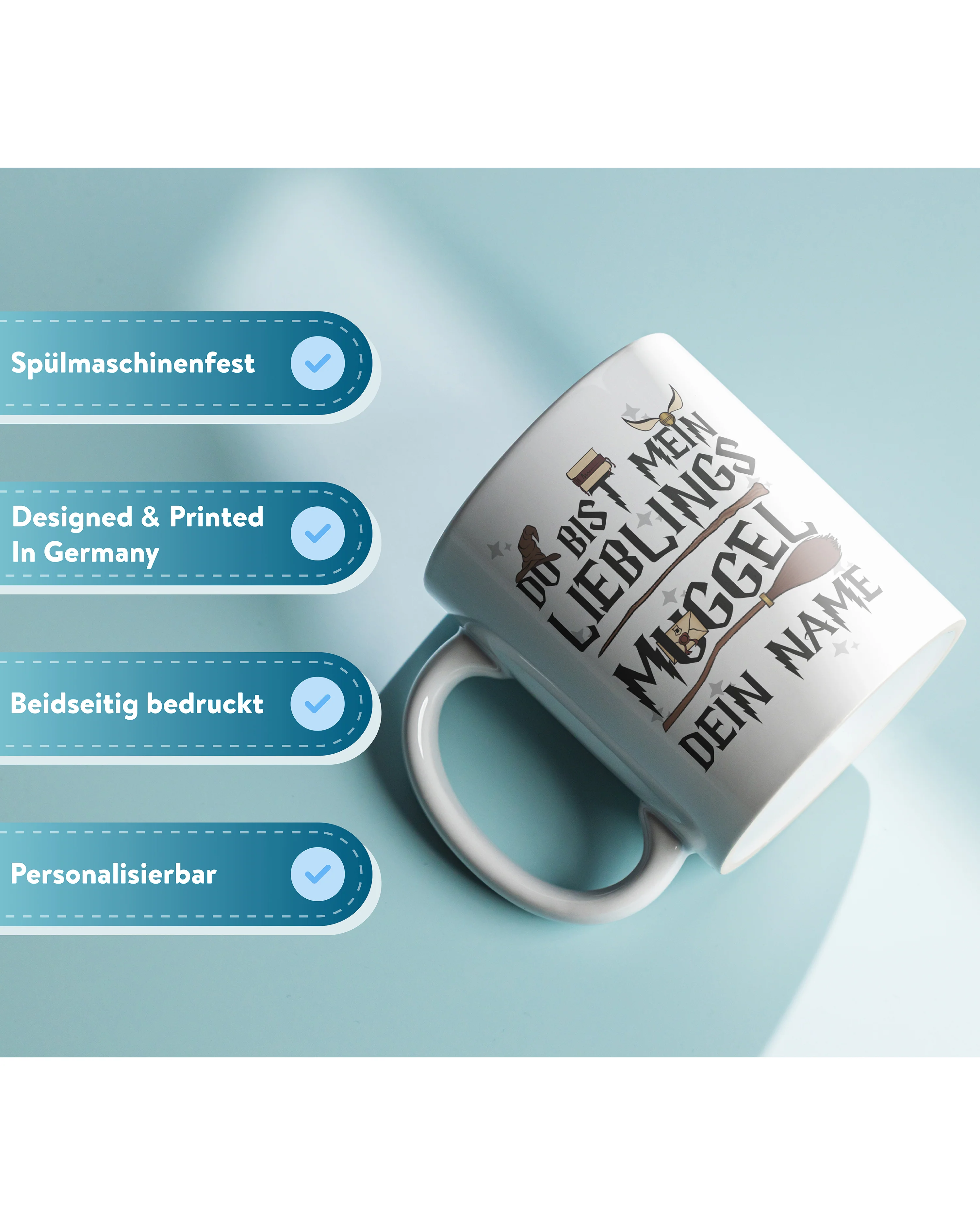 Du bist mein Lieblingsmuggel Tasse mit Wunschnamen - Image 5