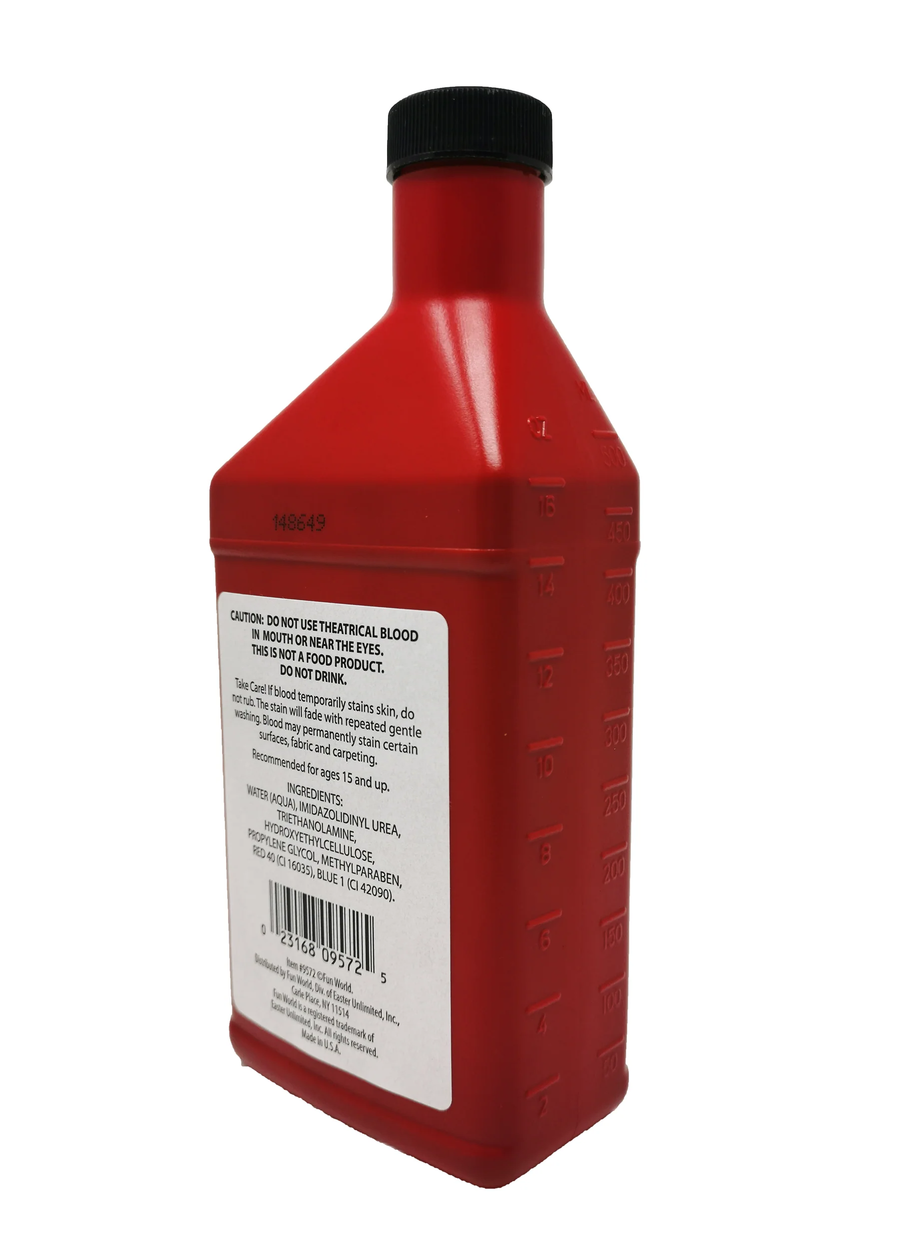 Flasche Kunstblut Theater-Blut Filmblut rot 473 ml, Halloween - Image 4