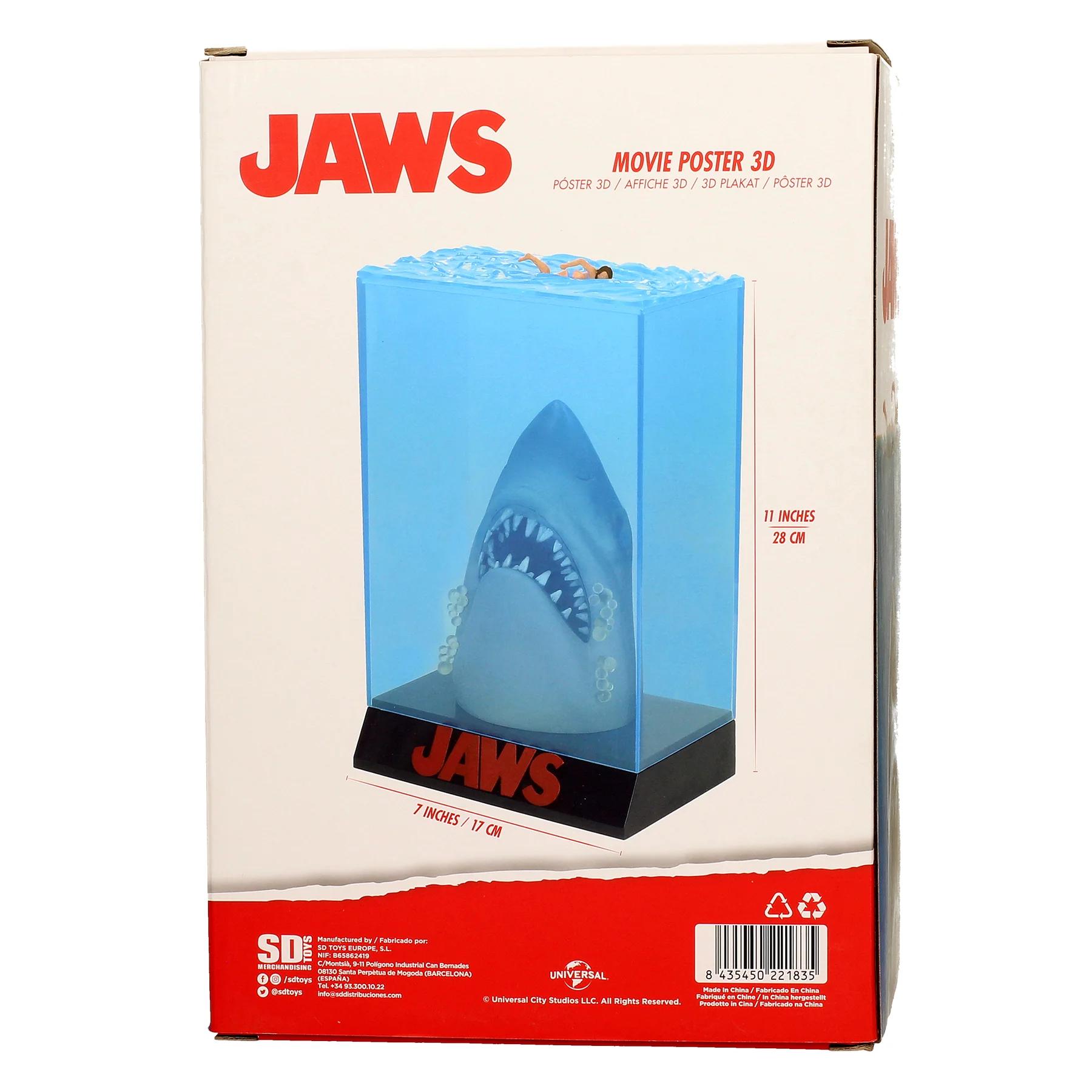 Jaws 3D Poster Statue Der weiße Hai - Image 4