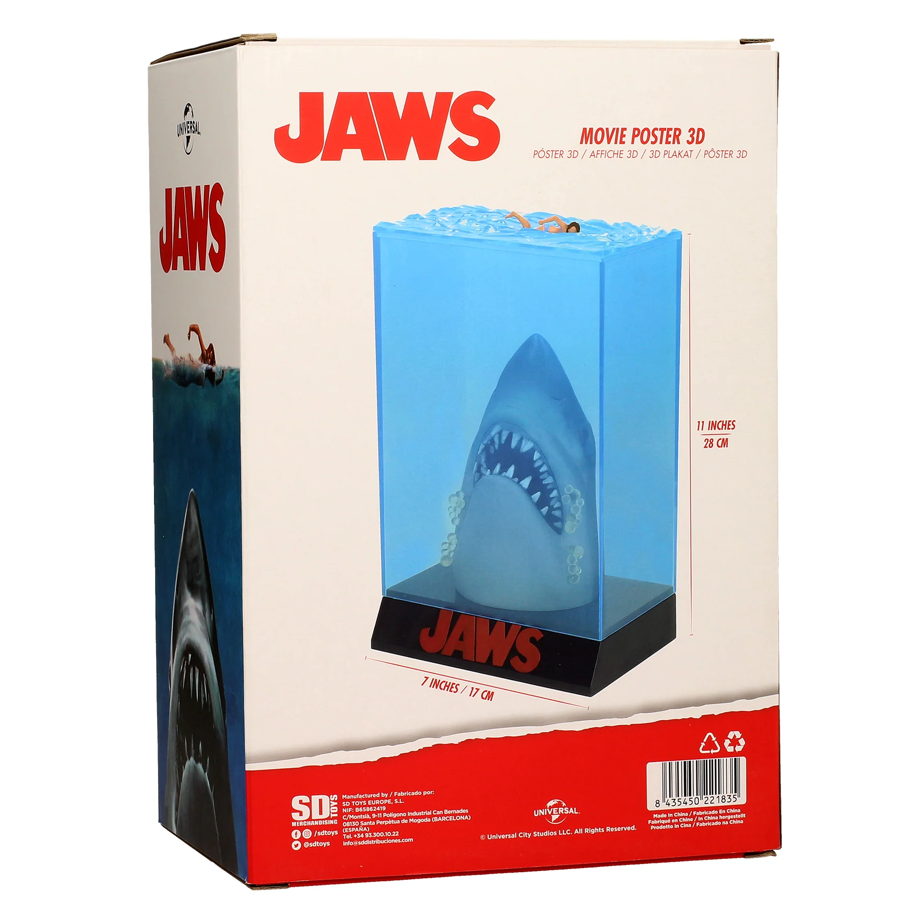 Jaws 3D Poster Statue Der weiße Hai - Image 5