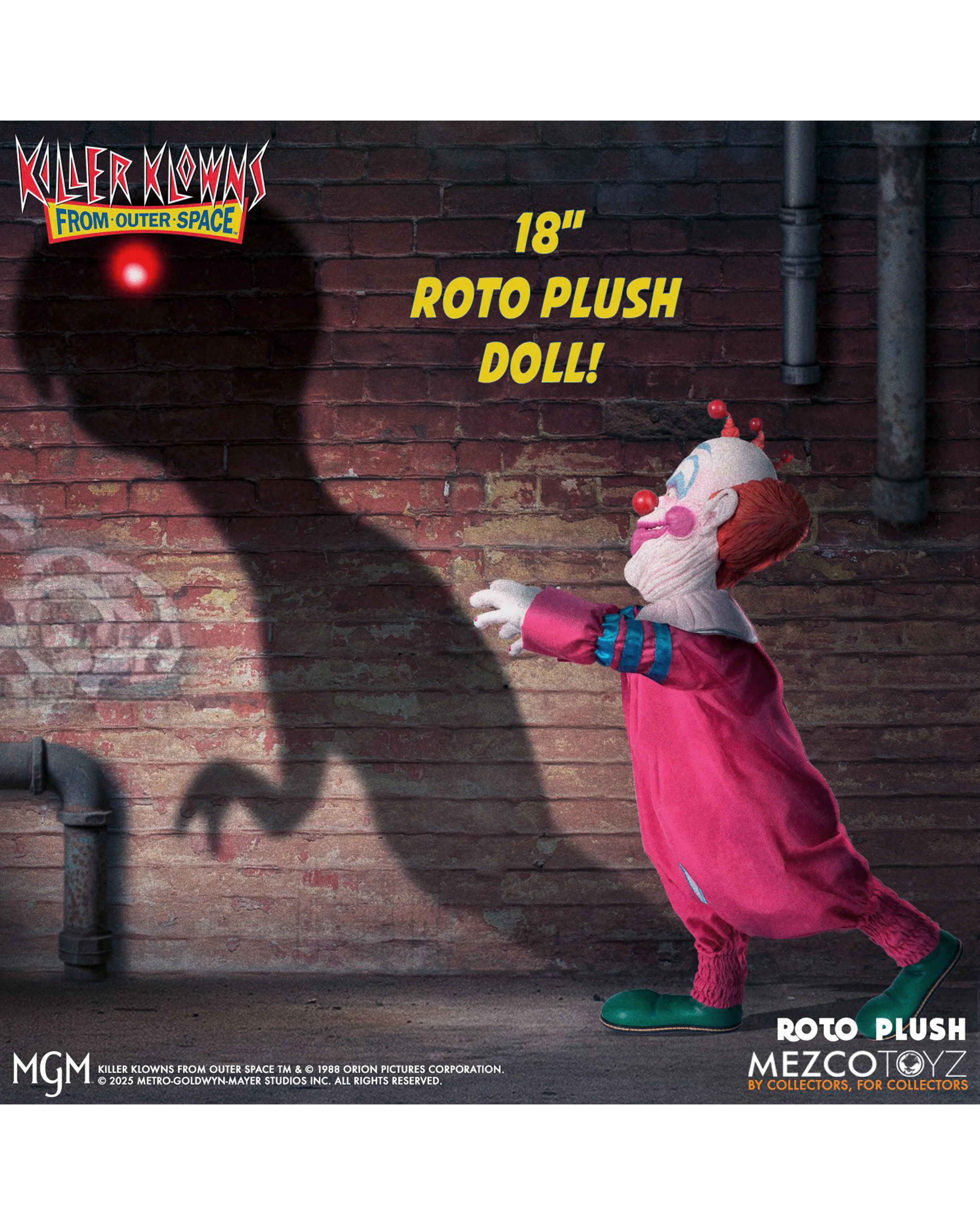 Killer Klowns from Outer Space MDS Roto Plüschpuppe Slim 18' - Image 4