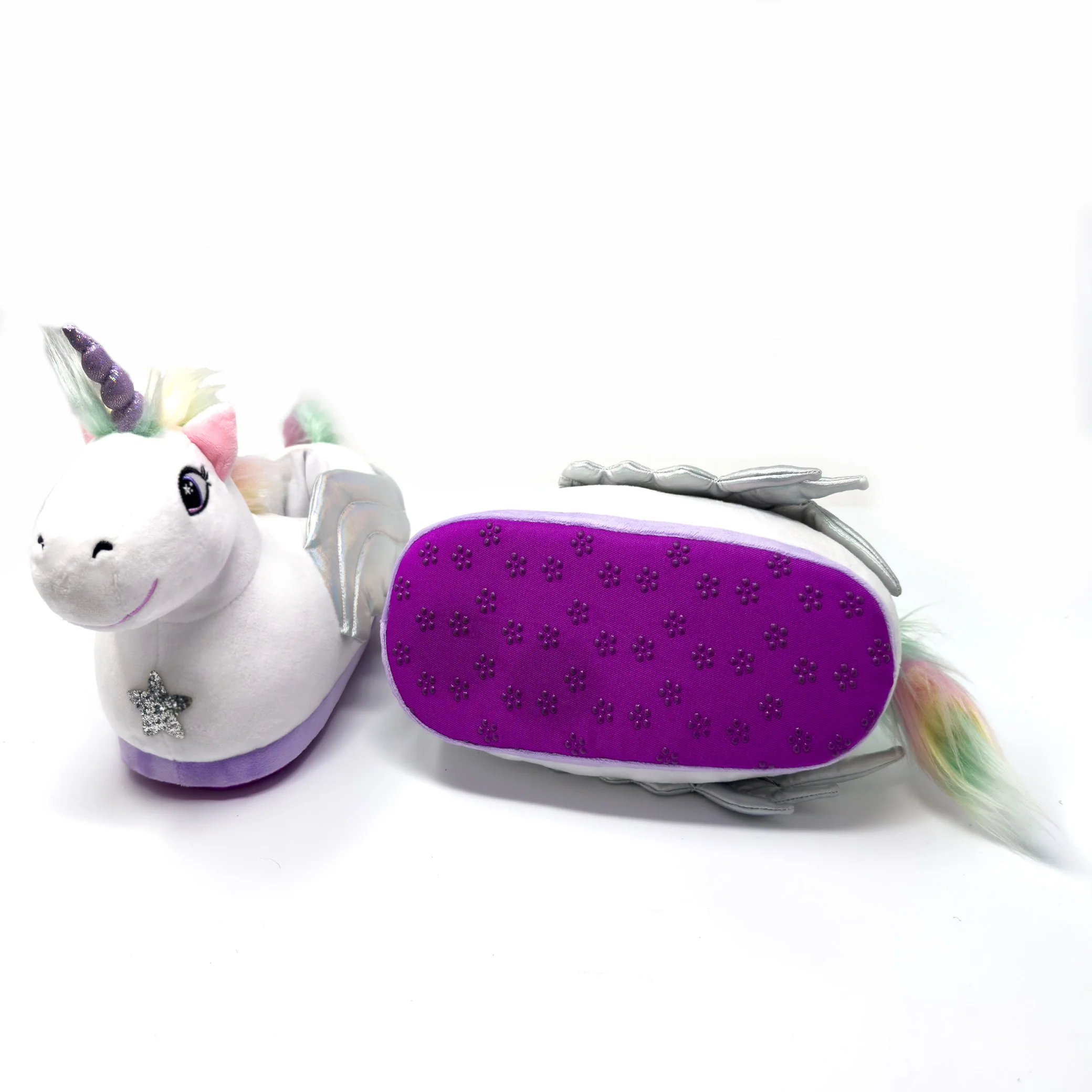 Pegasus Kinder Hausschuhe SLOFFIES One Size Kids Einhorn - Image 10