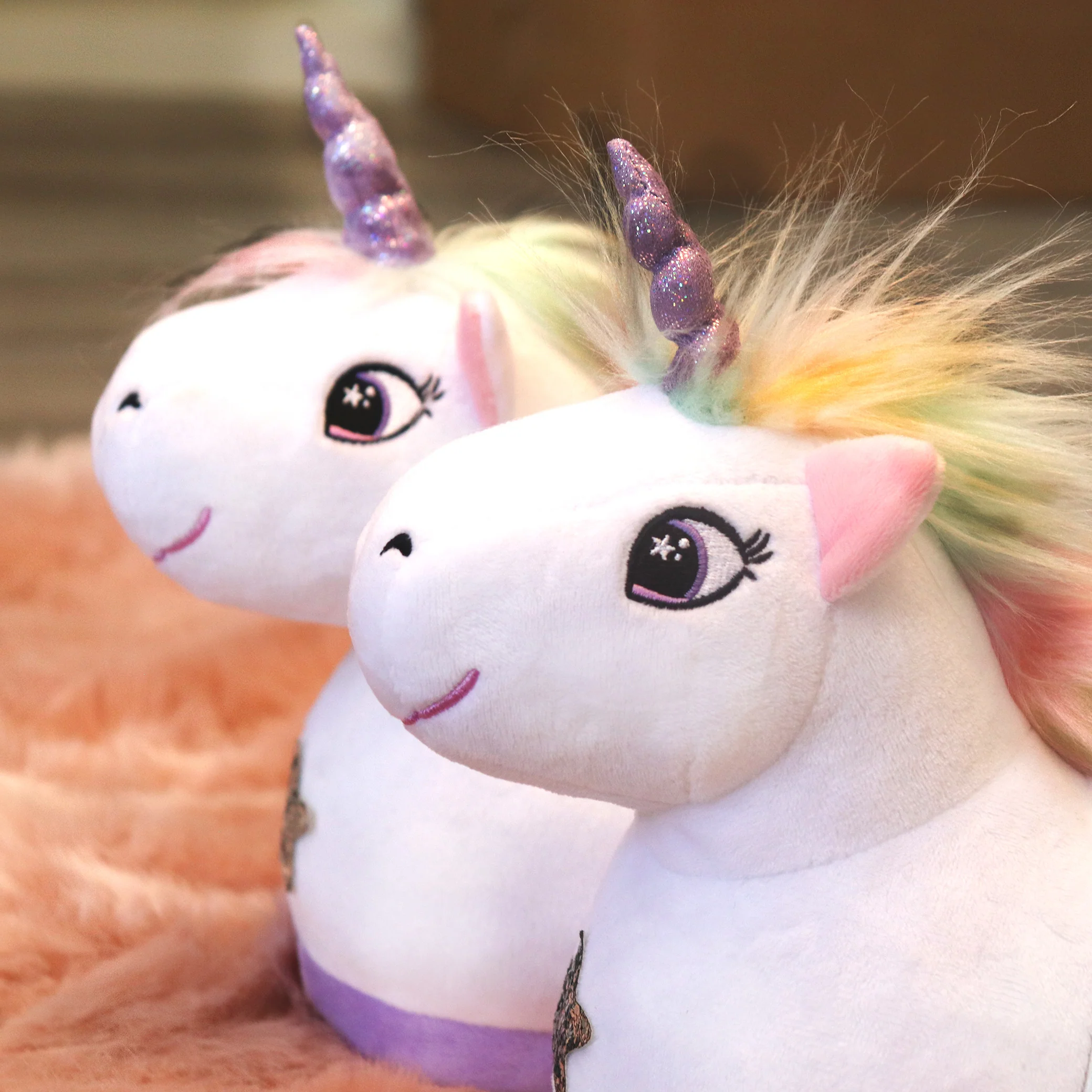Pegasus Kinder Hausschuhe SLOFFIES One Size Kids Einhorn - Image 3