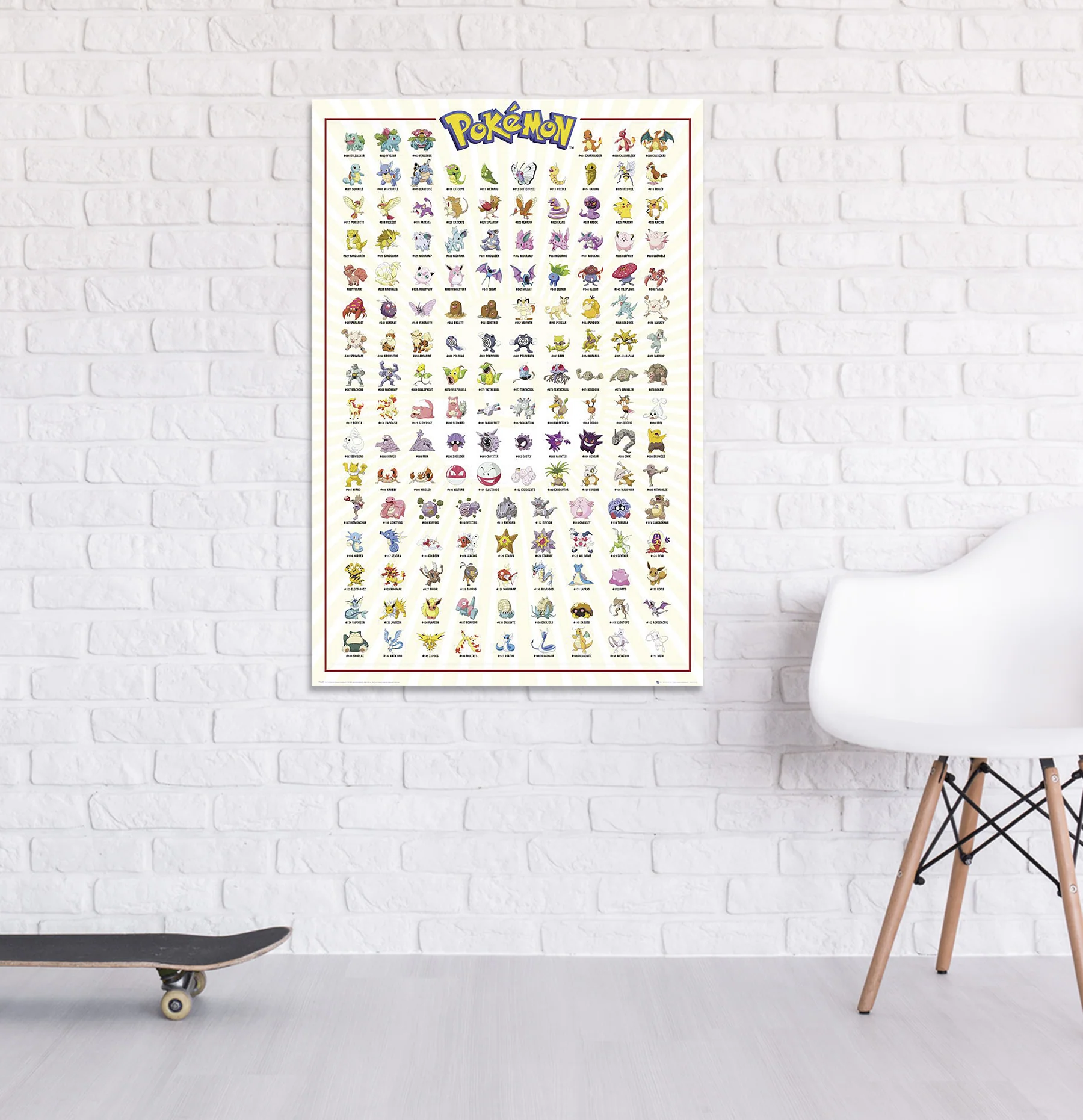 Pokémon Poster Charaktere (#001-151) Kanto - Image 3