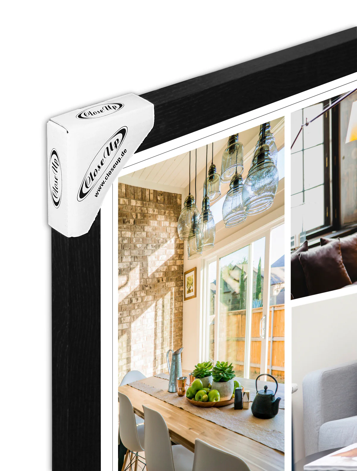 Posterrahmen 61 x 91,5 cm Holzdekor schwarz 3er Set - Image 3