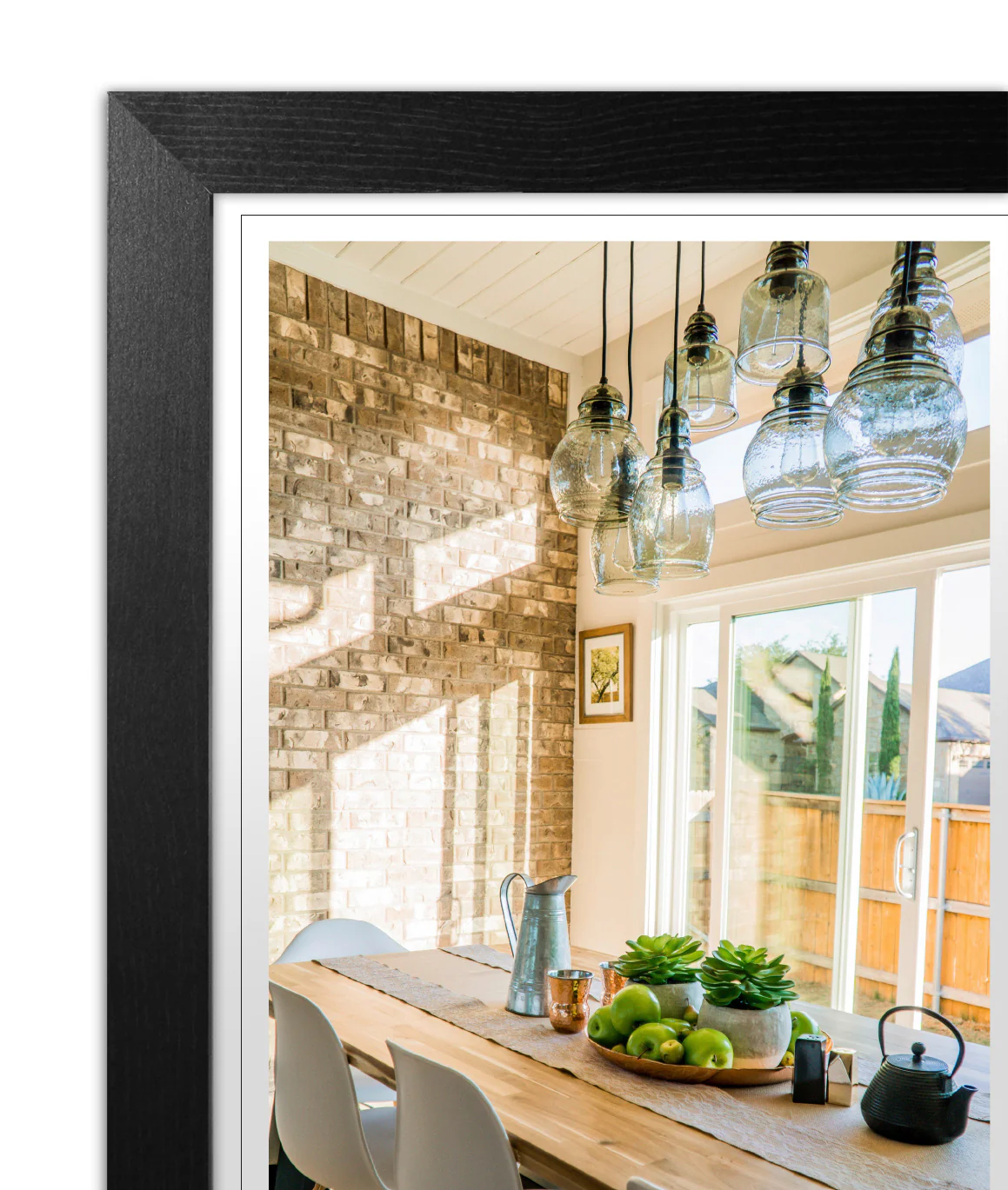 Posterrahmen 61 x 91,5 cm Holzdekor schwarz 3er Set - Image 4