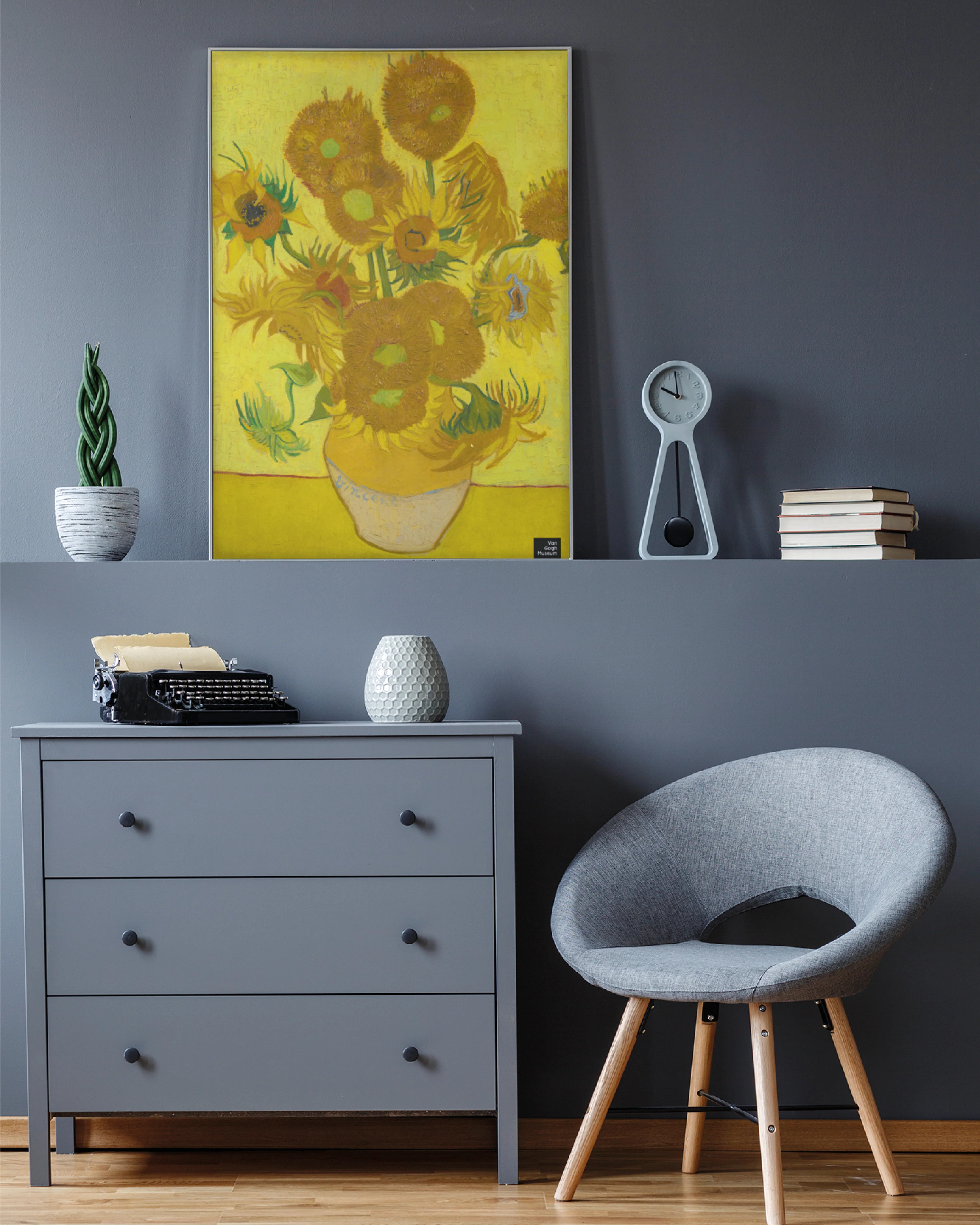 Van Gogh Sunflowers Poster Museum Amsterdam - 61x91,5 cm - Image 5